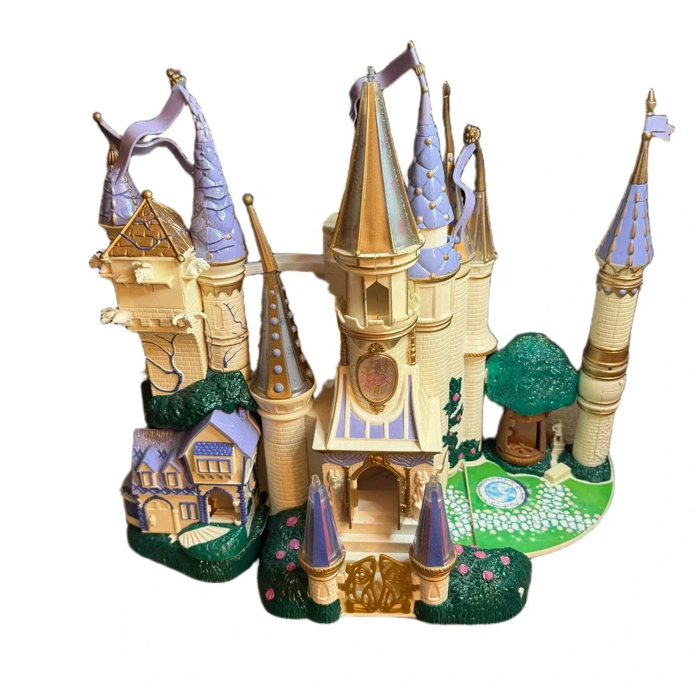 Trendmasters Disney Beauty & the Beast Castle Playset Purple Gold Vintage 1997
